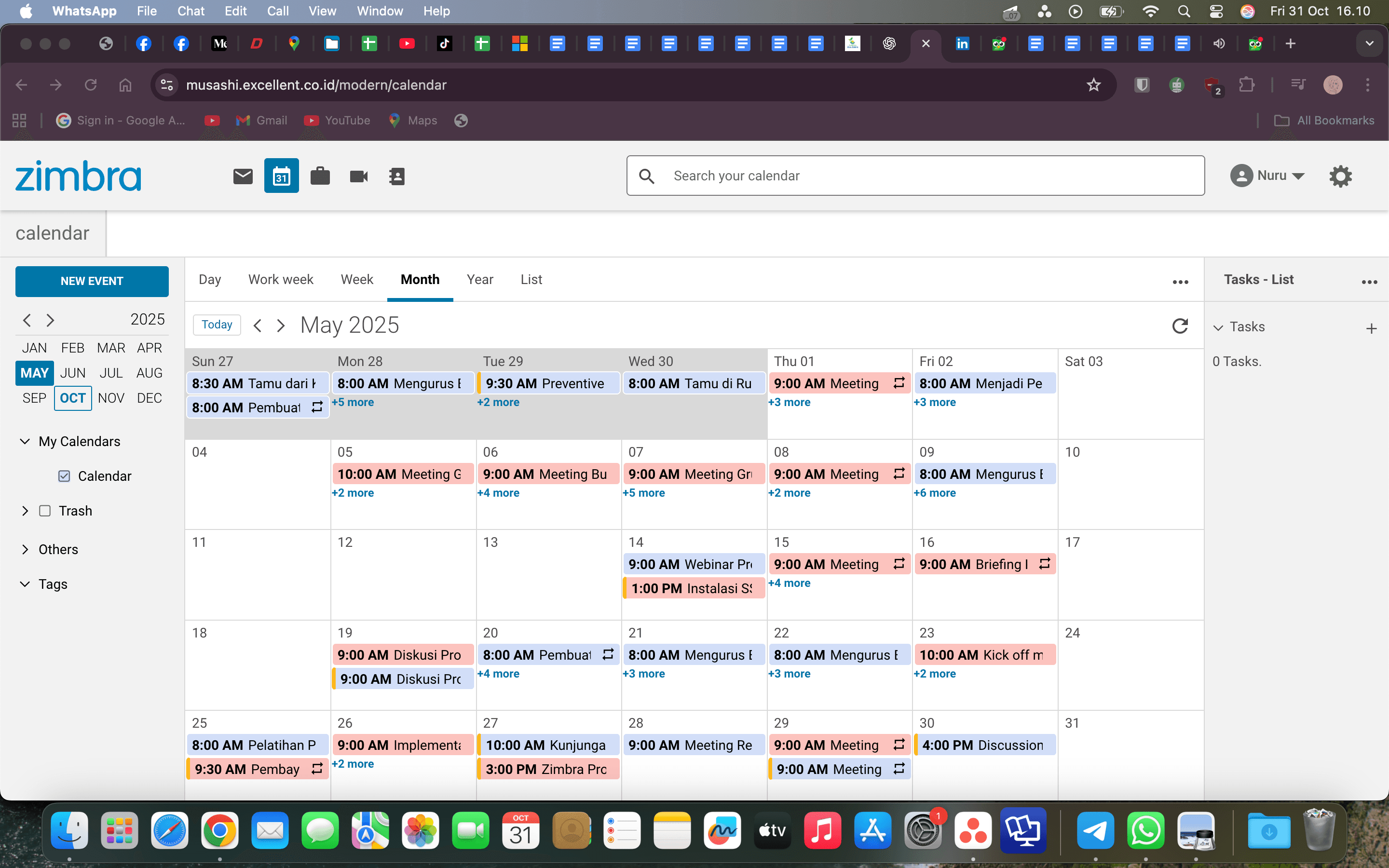 Zimbra: Calendar Feature